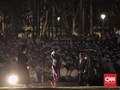 Massa Doa Bersama Bubar Picu Kemacetan di Sekitar Monas