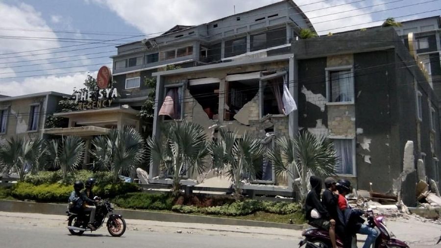 Gempa bumi dan tsunami mengguncang Palu pada Jumat (28/9/2018).