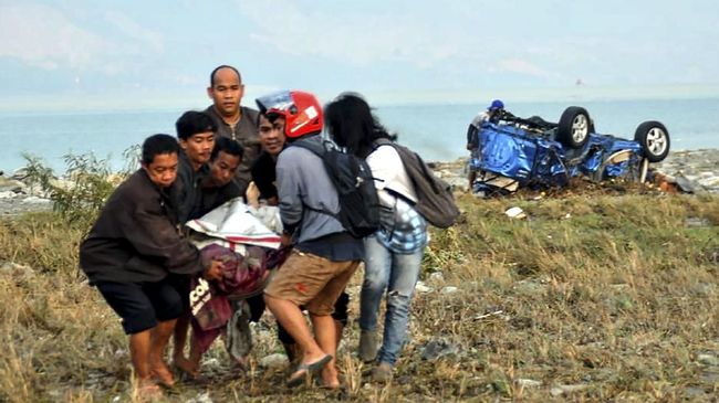 Korban Tewas Gempa Dan Tsunami Palu Donggala 832 Orang