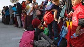 BNPB menyebut korban luka 540 orang dan pengungsi 17 ribu orang. (CNN Indonesia/Adhi Wicaksono)