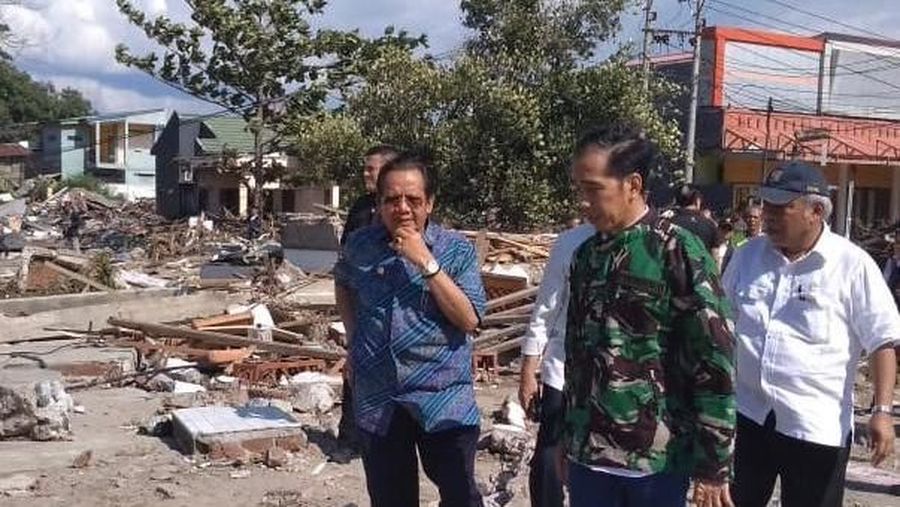 Gempa dan tsunami melanda Palu pada Jumat (28/9/2018).