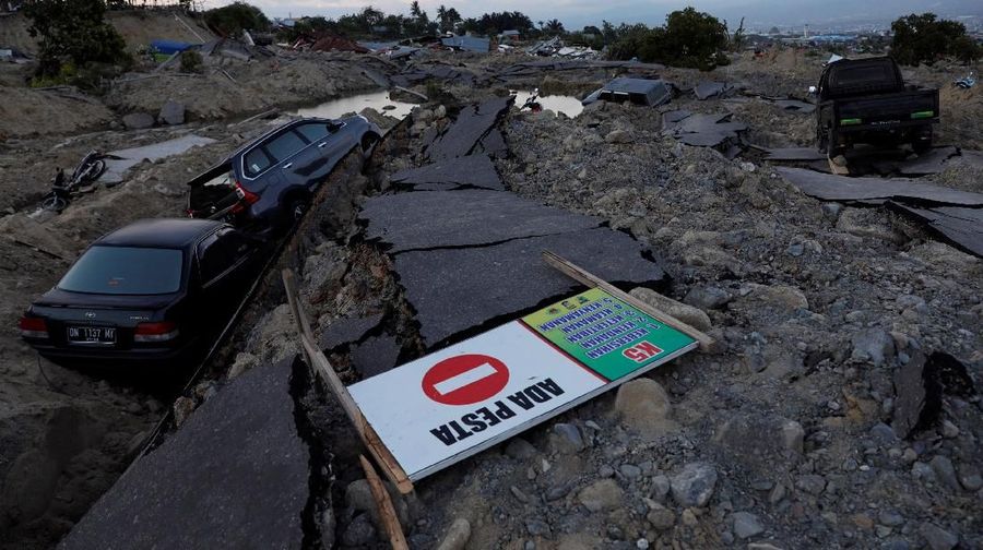 Kompleks Perumnas Balaroa merupakan salah satu kelurahan yang terdampak gempa cukup parah.