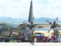 VIDEO: Korban Gempa Tinggalkan Palu Gunakan Pesawat Hercules