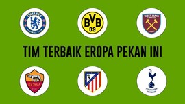 INFOGRAFIS: Tim Terbaik Eropa Pekan Ini