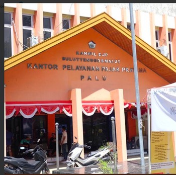 Walau Kantor Rusak, Kantor Pajak Palu Tetap Layani Masyarakat
