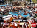 18 Ribu Botol Miras dari Warung Jamu dan Diskotek Dimusnahkan