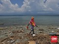 BPBD Lampung Selatan Imbau Warga Menjauh dari Bibir Pantai