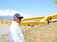 Kena Gempa Palu, Jembatan Lengkung Ke-3 di Dunia Diperbaiki