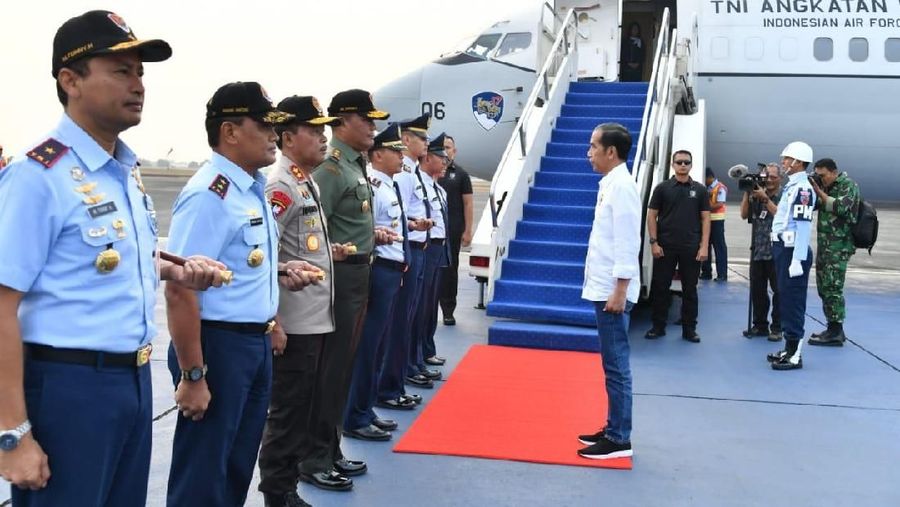Presiden Joko Widodo (Jokowi) kembali mengunjungi lokasi terdampak gempa dan tsunami di Sulteng
