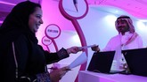 Seperti bursa kerja lainnya, disini para perempuan Arab Saudi juga bisa langsung melakukan lamaran pekerjaan (REUTERS/Stringer)