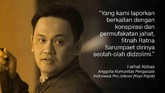 Farhat Abbas, Anggota Komunitas Pengacara Indonesia Pro Jokowi (Kopi Pojok).
