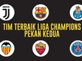 INFOGRAFIS: 11 Pemain Terbaik Pekan Kedua Liga Champions