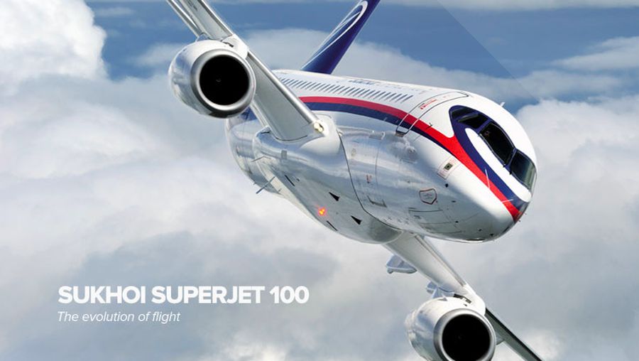 Sukhoi Superjet 100 kembali ke Rusia.