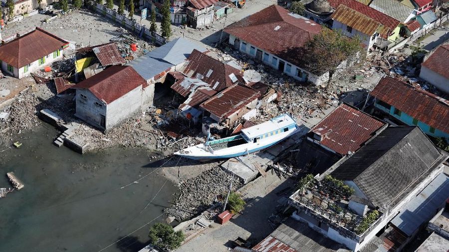 kapal terdampar Gempa Palu