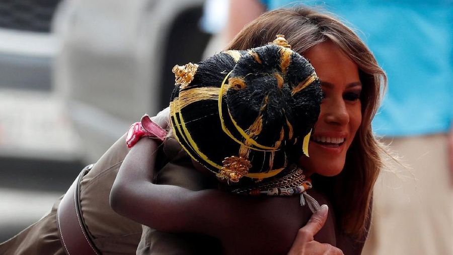 Ibu negara Amerika Serikat (AS), Melania Trump, mengunjungi Ghana dalam lawatan internasional pertamanya tanpa Donald Trump.