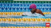 Syuci Indriani jadi salah satu atlet yang bersinar di Asian Para Games. Kontingen Indonesia mengakhiri Asian Para Games dengan duduk di posisi kelima. (CNN Indonesia/Andry Novelino)