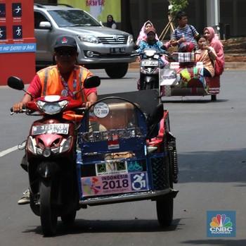 Ini Ojek Khusus untuk Pengunjung Difabel di Asian Para Games
