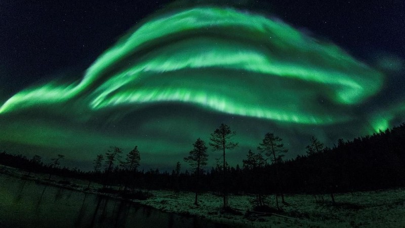Waktu yang tepat untuk melihat aurora borealis pada bulan September dan Oktober dan Maret dan April.