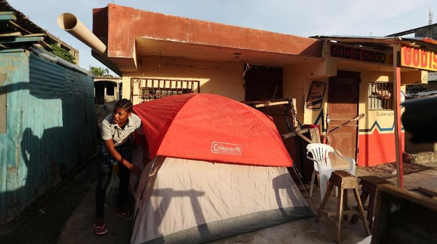 Gempa 5,9 Skala Richter dengan kedalaman 11,7 kilometer (7,3 mil) itu mengguncang wilayah utara Haiti