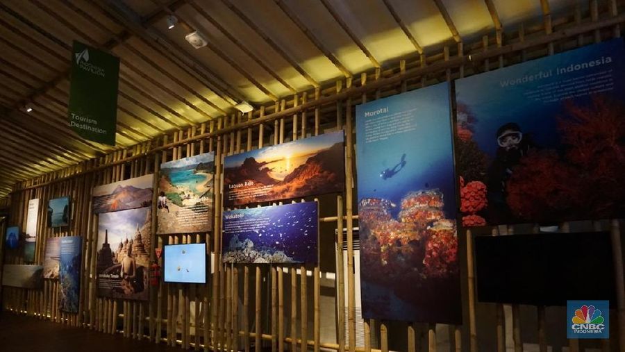 Paviliun Indonesia terletak di area utama IMF-World Bank Meetings 2018.
