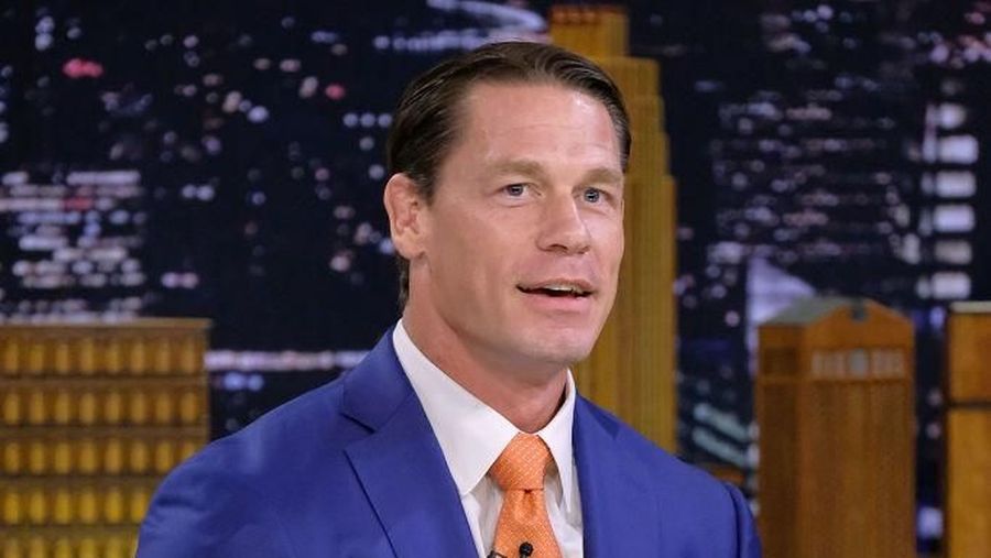MIAMI, FL - DECEMBER 08: John Cena is seen on the set of 'Despierta America' to promote the film 'Ferdinand' at Univision Studios on December 8, 2017 in Miami, Florida. (Photo by Gustavo Caballero/Getty Images)