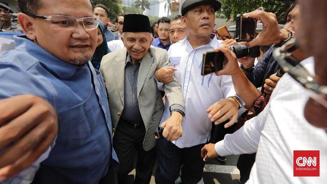 Amien Rais Dicecar soal Konpers terkait Ratna di Kertanegara
