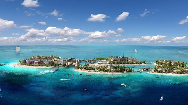 Reklamasi Ratusan Pulau, Dubai Bangun 'Eropa Mini'