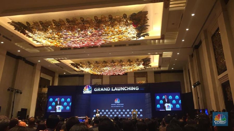Grand Launching CNBC Indonesia dilakukan hari ini.