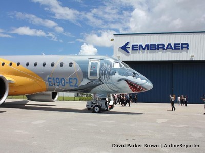 Pesawat Embraer “Shark” E190-E2 (Airline Reporter/David Parker Brown)