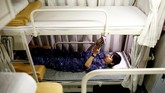 Kapal ini dirancang untuk bisa digunakan oleh penumpang campuran, ruangan didalamnya sudah dibagi menjadi ruangan laki-laki dan perempuan (REUTERS/Kim Kyung-Hoon)