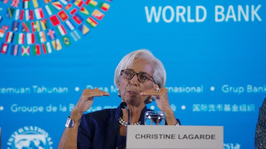 Direktur Pelaksana Dana Moneter Internasional (IMF) Christine Lagarde menunda perjalanannya ke Timur Tengah.