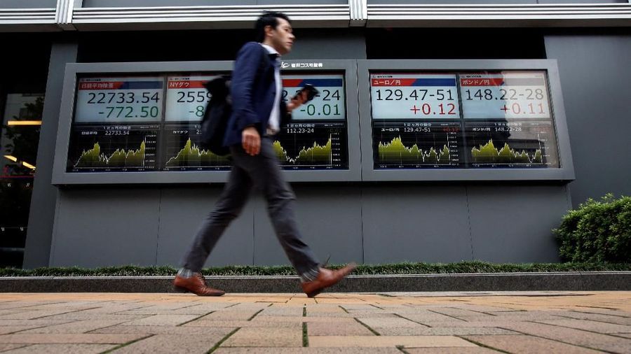 Seluruh bursa saham utama kawasan Asia mengawali perdagangan hari ini, Kamis (10/10/2019), di zona merah. Saham pilihan di asia