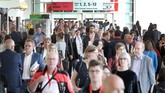 Tahun ini, Frankfurt Book Fair bakal digelar mulai dari 10 Oktober hingga 14 Oktober 2018. (Daniel ROLAND / AFP)