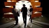 Tahun ini, Frankfurt Book Fair mendaulat negara Georgia sebagai tamu kehormatan. Georgia merupakan sebuah negara yang terletak berbatasan dengan Laut Hitam di antara benua Asia dan Eropa. (REUTERS/Ralph Orlowski)