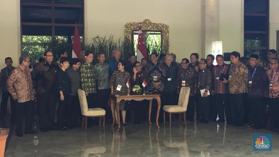 Presiden Joko Widodo (Jokowi) mengungkapkan telah terjadi kesepakatan BCSA antara BI dan MAS.