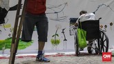 Kegiatan ini dilangsungkan bersamaan dengan acara Asian Para Games 2018 yang berlangsung pada 8-16 Oktober 2018. (CNNIndonesia/Adhi Wicaksono.)