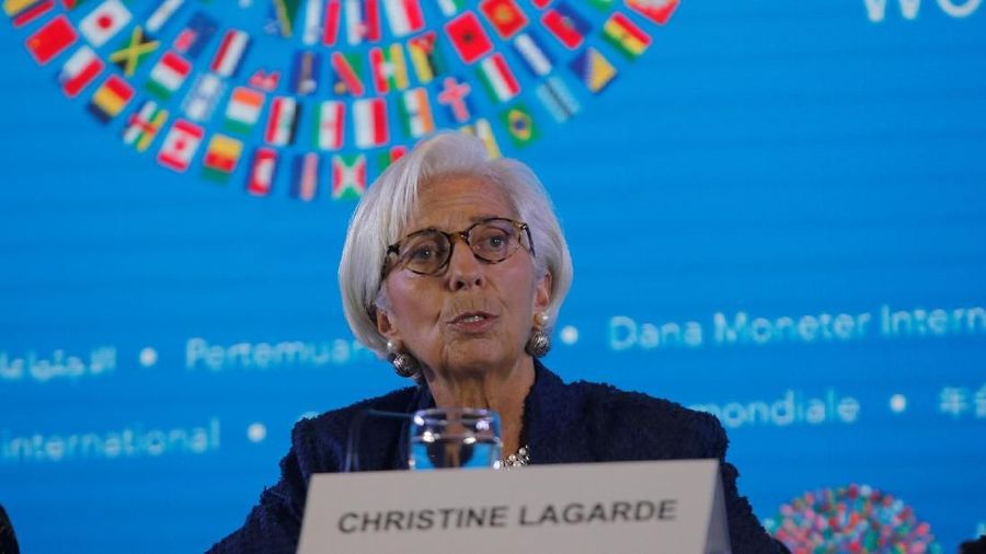 Direktur Pelaksana IMF Christine Lagarde mengatakan ketegangan perdagangan antara AS dan China adalah ancaman utama bagi perekonomian dunia.