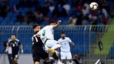 Timnas Argentina yang tak diperkuat sejumlah bintang utama seperti Lionel Messi, berhasil mencukur Irak dengan skor 4-0 pada laga uji coba internasional di Stadion Prince Faisal bin Fahd, Riyadh, Arab Saudi. (REUTERS/Waleed Ali)