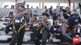 Polisi Cilik juga menghiasi gelaran penutupan Asian Para Games 2018. Dalam ajang tahun ini, Indonesia berada di peringkat kelima dengan 37 emas, 47 perak, dan 51 perunggu. (CNN Indonesia/Hesti Rika).