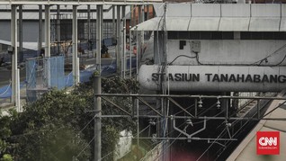 Imbas Skybridge, PT KAI Ubah Layout Stasiun Tanah Abang