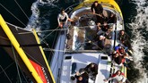 Acara ini tak hanya dituukan untuk para pelaut, tapi terbuka juga untuk seluruh warga Trieste khususnya wisatawan. (Vincenzo PINTO / AFP)