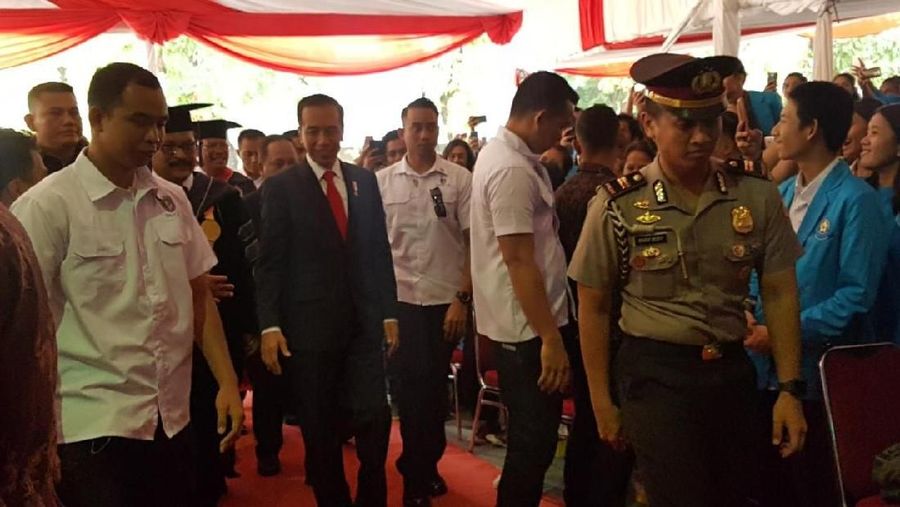 Jokowi mengibaratkan perekonomian dunia serupa dengan serial televisi Game of Thrones.