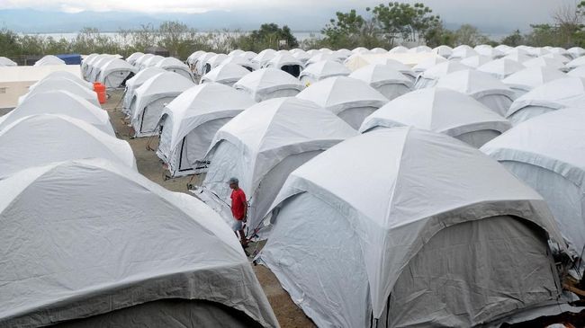 Sebanyak 6.655 Korban Gempa Palu Masih Hidup di Tenda-tenda