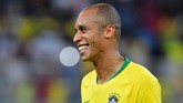 Miranda akhirnya jadi pemecah kebuntuan di laga ini. Golnya di masa injury time mengantar Brasil menang 1-0 atas Argentina. (REUTERS/Waleed Ali)