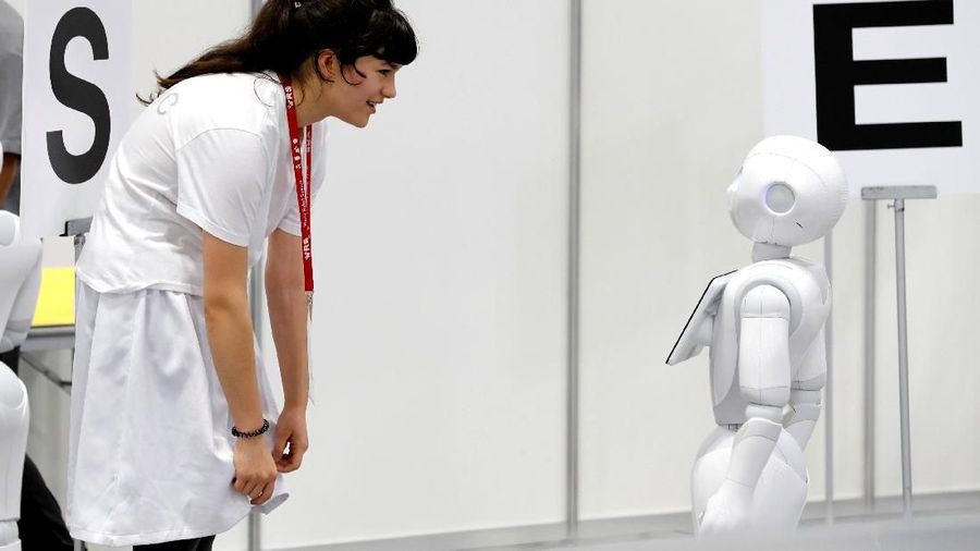 Jepang menjadi tuan rumah World Robot Summit (WRS) 2018 di Tokyo Big Sight di Tokyo's Koto Ward. 