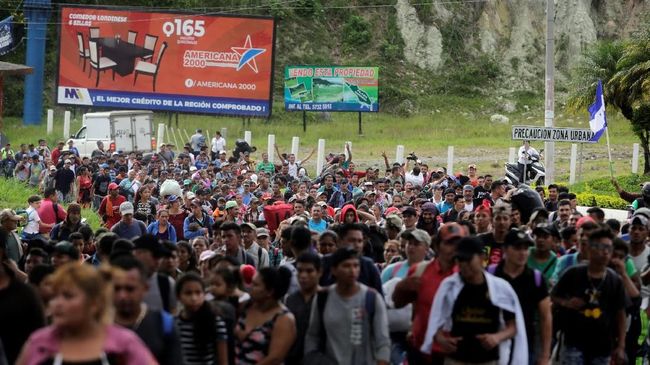 Paksa Masuk AS, 1.500 Imigran Honduras Terobos Guatemala