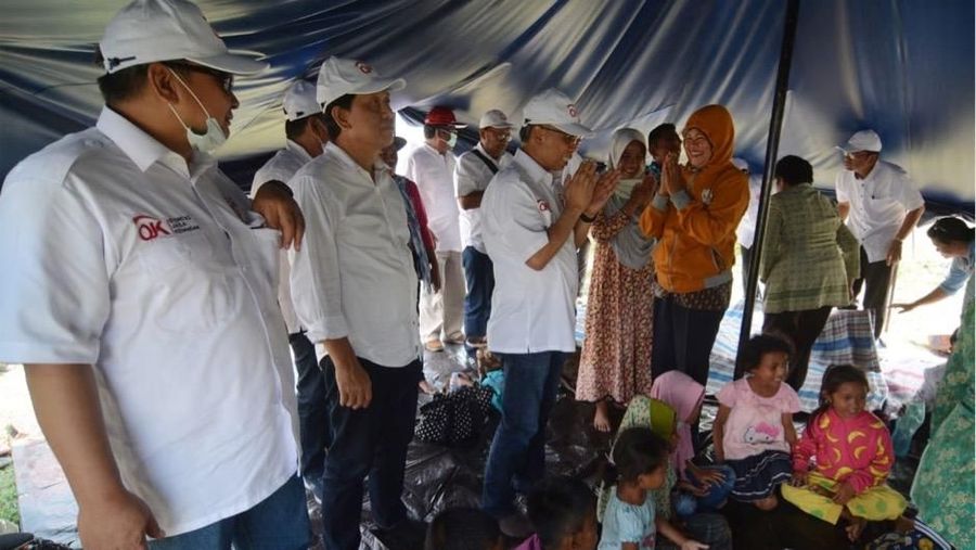 Otoritas Jasa Keuangan (OJK) bersama Industri Jasa Keuangan (IJK) menggalang dana untuk membantu korban bencana gempa bumi dan tsunami di Kota Palu.