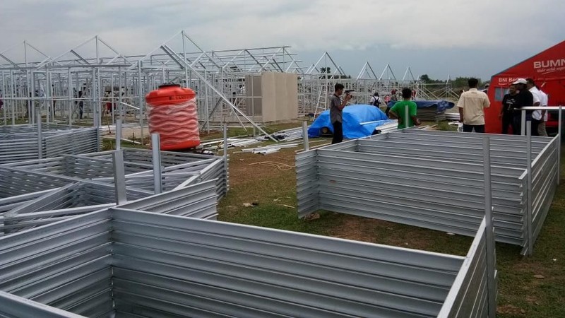 Sebanyak 400 unit RRG di Desa Lolu dan Desa Sibalaya yang terletak di Kabupaten Sigi.