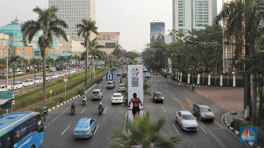 Rencananya tiang monorel tersebut untuk integrasi alat transportasi di Ibukota.