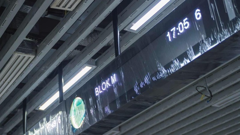 Kondisi akhir stasiun ini area bagian concourse dan platform sudah masuk tahap finishing